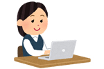 会社のデスクに倍福隷書を飾って笑顔が増えた女性の話。