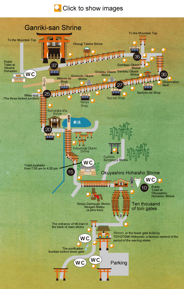 The Map of Mt. Inari